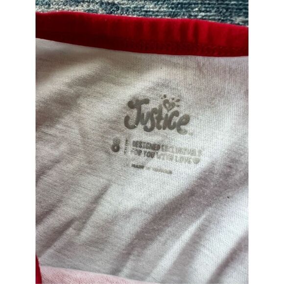 Justice Primark Girls Clothing Mini Lot Long Sleeve Tee Pants Shorts Size 7 - 8 - Picture 12 of 12